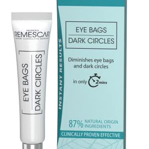 Remescar Eye Bags & Dark Circles 8 ml – Augencreme für Unteraugenbeutel und zum Entfernen von Beuteln unter den Augen – sofortige Behandlung für Augensäcke, 180 Anwendungen