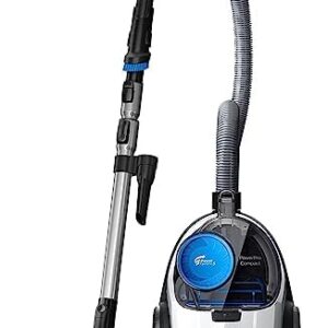 Philips PowerPro Compact Beutelloser Staubsauger, 900 W PowerCyclone 5, Allergy H13-Filter, 76dB, TriActive Nozzle, 6m Kabel, Star White, (FC9332/09)