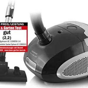 Emerio VE-109959.14, Staubsauger SIEGER PREIS/LEISTUNG 05/2020 Haus&Garten Test, leistungsstark, 800 Watt, kompakt & leicht, mit Beutel, für Hard- & Teppichboden, 2.0 L, Staubbeutel Y50 kompatibel