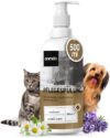Animigo Conditioner für Hunde & Katzen – 500ml Spülung – Mit Kokosöl & Avocadoöl – Für Langhaar & Kurzhaar – Bei Juckreiz, Geruch & trockene Haut – Schonende Fellpflege für Katze & Hund – Ohne Parfüm