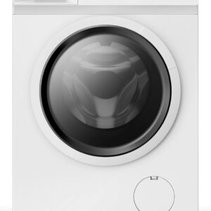 Midea MF10EW80B Waschmaschine / 8kg / 1400 U/Min/EEK A/Inverter Quattro Moto/Dampffunktion/Grosse Trommel/Slim Design/Nachlegefunktion/Kindersicherung/AquaStop, Weiß