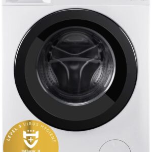 Midea MF200W80B-E Waschmaschine / 8KG Fassungsvermögen / Energieeffizienzklasse B / HealthGuard-System / Nachlegefunktion / 1400 U/min / Turbo Wash / Steam Care / Eco 40-60, Weiß