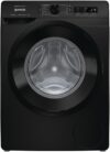 Gorenje WNPI 84 APSB Waschmaschine mit Dampffunktion / 8 kg / 1400 U / 16 Programme/AquaStop/Inverter PowerDrive Motor/Edelstahltrommel/Kindersicherung/EEK A/schwarz
