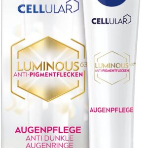 NIVEA Cellular Luminous 630 Anti-Pigmentflecken Augenpflege (15 ml), Anti-Age Augencreme gegen Augenringe, feuchtigkeitsspendende Augencreme mit Hyaluron und Koffein