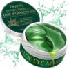 Augenpads, 60 Pcs Eye Pads, Kollagen Augenpads gegen Augenringe mit Aloe Vera, Hyaluronsäure Augenmaske, Augenringe Entfernen, Falten, Tränensäcke, Puffiness (Aloe Vera), für Feuchtigkeitsspendend