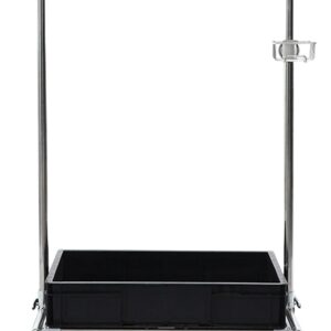 Besenhalterung Und Mopphalter Werkzeughalter Gartengerätehalter Besenhalter Putzmittel Organizer Putzwagen Reinigungswagen Mobile Werkzeugecke für Garage Restaurant Hotelservice ( Size : 115cm-9slots