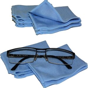 Microfaser Brillenputztuch Microfasertuch Reinigungstuch Set von all-around24® (8-er Set: ca15x20)