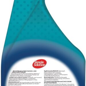Simple Solution Extreme Katzen Flecken und Geruchsentferner 750 ml (Packung mit 2)
