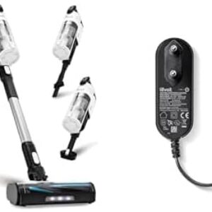 Levoit Akku Staubsauger mit Tierhaardüse + Adapter, Anti-Haar-Verwicklung, max 50min Laufzeit, 4-in-1 Kabelloser Akkustaubsauger mit 99,9% Filterleistung, Beutelloser Akkusauger für Teppich Hartböden