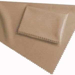 19x20cm Mikrofaser Reinigungstuch, HighTech Displaytuch in beige, zum Reinigen von Smartphones, Tablet PCs, Bildschirme, Brillen, Display Tuch Clean
