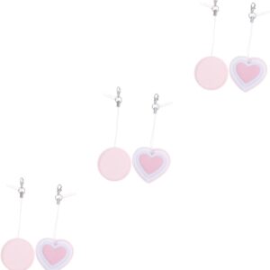 6 Stk Bildschirm Wischen Reinigungstücher Laptop-reiniger Touchscreen-reinigungskugeln Tv-tücher Linsenreinigungstuch Linsenreiniger Elektroniktücher Brillenglasreiniger Rosa Pp minkissy