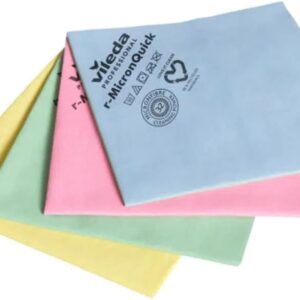 Vileda MicronQuick Microfasertuch gelb 38×40 cm 152107 (5 Stück) , Polyester