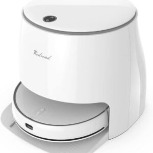 Redroad G10 Staubsauger Roboter mit Wischfunktion, Saugroboter mit Selbstreinigend Dock , Automatischer Hebemop, Reinigung mit elektrolysiertem Wasser, 4,5-l-Wassertank und 4-l-Abwassertank, Beige