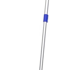 Wisch-Star Wischmopp-Set 50 cm mit Microfaserbezug, Teleskopstiel und Magnetklapphalter, Profi-Qualität für gründliche Reinigung