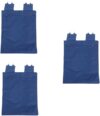 GLEAVI 3 Stück Aufbewahrungstasche aus Leinen Abfallsack für Reinigung Abfallbeutel für Reinigungswagen Aufhängbare Abfalltasche Auto-Müllsäcke rollende Werkzeugtasche Oxford-Stoff Blue