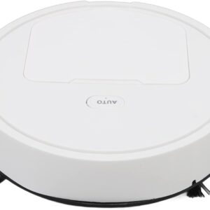 Focket 3-in-1-intelligenter Staubsauger-Roboter, 3,7-V-USB-Aufladung, Selbstreinigender Staubsauger, Multifunktionaler Geräuscharmer Roboter-Staubsauger für Teppich und Boden Tierhaare