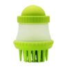 Badebürste für Hunde und Katzen und Haustiere, Shampoo, weiches Silikon, geeignet für Massage, Pflege, Reinigung, ästhetische Hygiene Ihres Freundes 4 Pfoten