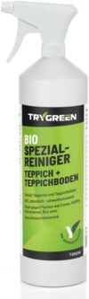 Teppichreiniger & Fleckenentferner Bio Spezialreiniger Teppich + Teppichboden – 98% pflanzenbasiert, ungefährlich für Mensch & Tier, Geruchsentferner (Flasche)
