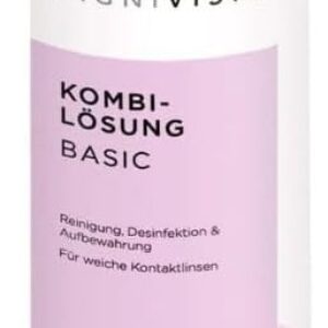 MAGNIVISION Kombilösung Basic, 100ml (Reisegröße) Kombilösung für weiche Kontaktlinsen, zur Reinigung und Lagerung von weichen Kontaktlinsen, boratfrei, Made in Europe