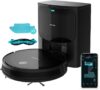 Cecotec Staubsaugerroboter mit Selbstentleerungsbasis Conga 2499 Ultra Home Advanced, Gyroskop-Technologie, 2100Pa, App, Multifunktionsbürste, 2 Seitenbürsten, Mop, automatische Beutelerkennung 3L
