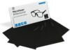 POLYCLEAN 5X Brillenputztücher aus Microfaser – Microfasertuch für Brillen, Display und Laptop – Display Tuch (18×15 cm, Schwarz) – Bildschirmreiniger Screen Cleaner Bildschirmtuch