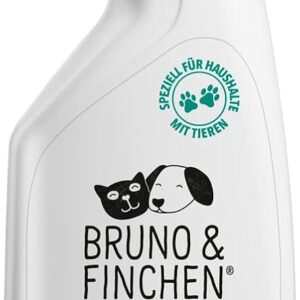 Bruno & Finchen Geruchsneutralisierer | Für Urin, Erbrochenes & Kot | Hundeurin & Katzenurin Geruchsneutralisierer | 750 ml