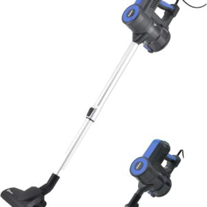 Akitas S12 kabelgebundener Staubsauger Handstaubsauger mit Kabel 2 in 1 beutelloser Staubsauger mit Deutscher Wessel Werk Kopfdüse geringes Gewicht