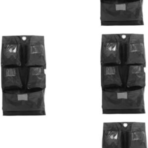 iplusmile 4 Stück Aufbewahrungstasche Reinigungswagen Reinigungstaschen Hausmeisterwagen Taschenwagen Mit Rädern Rollende Reinigungstasche Reinigungstasche Mit Abnehmbaren Trolley