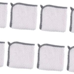 Ciieeo 10st Ananas-Muster-Reinigungstuch Geschirrtuch Aus Korallenvlies Geschirrspültücher Geschirrspültuch Öl Wischlappen Handtuch Antihaft-öl Sauberes Handtuch Spüllappen Weiß