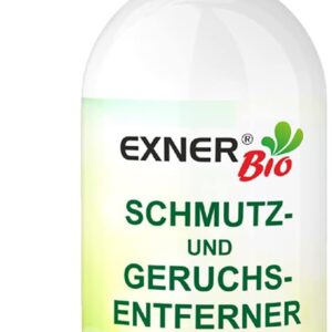 Exner Bio Geruchsentferner & Fleckenentferner – Mit Mikroorganismen gegen Flecken und Gerüche – für Haustiere, Haushalt und Ihr Auto, 100% natürlich & schonend – 500 ml Sprühflasche