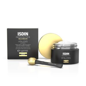 ISDIN Isdinceutics Vital Eyes, Crema Contorno de Ojos Antiarrugas, con Melatonina y Cafeína, 1 x 15 ml
