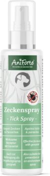 AniForte Zeckenspray für Hunde 100ml – Zeckenschutz gegen Zecken & Parasiten, Zeckenmittel für Hunde, Anti Zecken Spray, Anti-Zecken Mittel, Insektenspray & Insektenschutz, Zeckenschutz Hund
