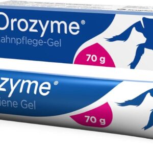 Ecuphar Orozyme Zahnpflege-Gel | 70 g | Zahnpflege-Gel für Hunde und Katzen | Zur täglichen Pflege des Gebisses | Bei Zahnbelag, Mundgeruch, Zahnstein & Zahnfleischentzündungen