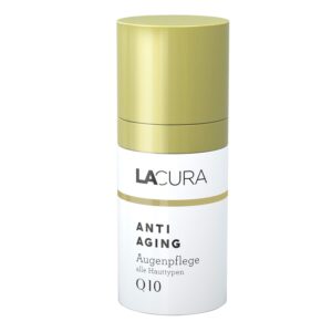 Lacura Anti Aging Augenpflege mit Q10 reduziert die Faltentiefe mildert Krähenfüße 1er-Pack (1x15ml)