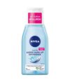 NIVEA Sanfter Augen Make-Up Entferner (125 ml), nicht fettendes Abschminkwasser mit Provitamin B5, zum Abschminken von Mascara und Make-up