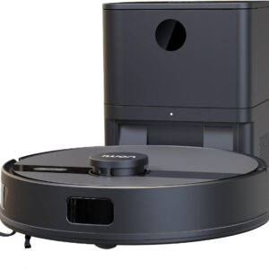 Imou Staubsauger Roboter RV1L Pro mit Auto Absaugstation 60 Tage Handfrei 3 in 1 Saugroboter mit Wischfunktion, Auto-Aufladen 4500 Pa,App, Lidar-Navigation, Hinderniserkennung