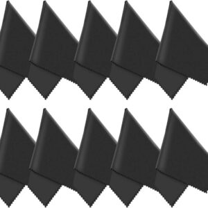 10X GRUTTI Mikrofasertücher – 20×20 cm Mikrofaser Brillenputztuch. Kamera Objektiv Microfaser Reinigungstücher. LCD, Led TV Bildschirm Microfasertuch Reinigung. Laptop pc Display Reiniger Tuch