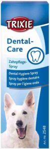 TRIXIE Dental-Care Zahnpflege-Spray | 50 ml | Für Hunde zur Zahnpflege | Kann zur Zahngesundheit und Reduzierung von schlechten Atem beitragen | Schonende und einfache Anwendung
