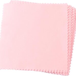 PHENOFICE Mikrofasertücher Zur Reinigung Von Brillen Bildschirmen Kameralinsen Weiche Poliertücher Pink Ideal Für Brillenreinigung Und Bildschirmpflege