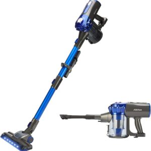 Akitas V8 3in1 Akku Staubsauger Kabellos Hand und Vertikal Leicht 22,2 V 150 W Wiederaufladbarer Lithium-Akku für Böden, Teppiche, Tierhaare