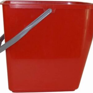 Synx Tools Eimer Rot, Mopp, putzwagen reinigungswagen, Reinigung/Reinigungsartikel, Rolleimer, 25 Liter