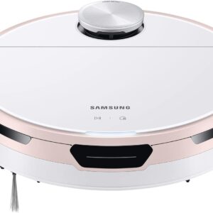 Samsung Jet Bot+ VR30T85513W/WA Saugroboter, 5 W Saugleistung, 0,3 ℓ, Clean Station, LIDAR Sensor, Smart Control, Digital Inverter Motor, Misty White