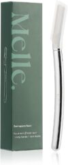 MELLE – Augenbrauenrasierer Dermaplaning Rasierer Hergestellt in Schweden – Eyebrow Razor – Micro Blade – Eyebrow Trimmer – Augenbrauenrasierer Damen – Face Shaver Women (CHROME)