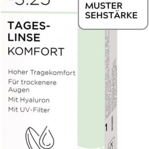 MAGNIVISION Tageslinsen Komfort, 8 Stück weiche Kontaktlinsen für -2,75 dpt., Kontaktlinse mit Hyaluron und UV-Filter für empfindliche Augen, ohne Konservierungsstoffe