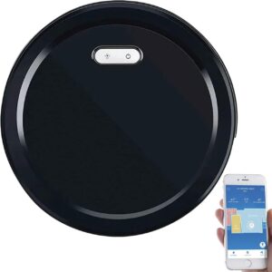 Sichler Haushaltsgeräte Wischroboter Nass: WLAN-Staubsauger-Roboter, Trocken-Wischfunktion, HEPA, 2.500 mAh, App (Staubsaugroboter Tierhaar, Akkusauger 2in1, Handstaubsauger)