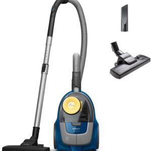 Philips XB2125/09 Beutelloser Staubsauger Serie 2000, 850 W, PowerCyclone 4, Super Clean Air-Filter Blau