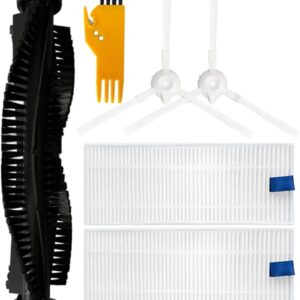 Youdefa HauptseitenbüRste Hepa-Filter Wischlappen für Dynaking R7 Dynaking R7 Roboter-Staubsauger Ersatzteile ZubehöR