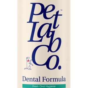 PetLab Co. Dental-Formel Wasserzusatz für Hunde | Zielt Zahnbelag und Zahnsteinbildung für frischen Atem und gesünderes Zahnfleisch | Frisches Trinken Mundhygiene-Pflege (Keine Bürste erforderlich)