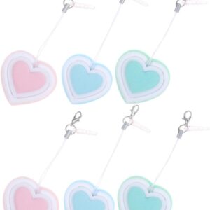 minkissy 6st Handy-bildschirmwischer Bildschirmreiniger Macaron Elektronikreiniger Laptop-bildschirmreiniger Telefon-schlüsselanhänger Brillenreiniger Brillenglasreiniger Gläser Pp+silikon