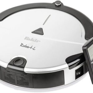 Fakir RS 701 | Robert L Saugroboter, Staubsauger-Roboter, Raumteiler Funktion, Staub-Wischfunktion, Treppenerkennung, aut. Aufladung, Teppich & Hartböden, Fernbedienung, 24 Watt